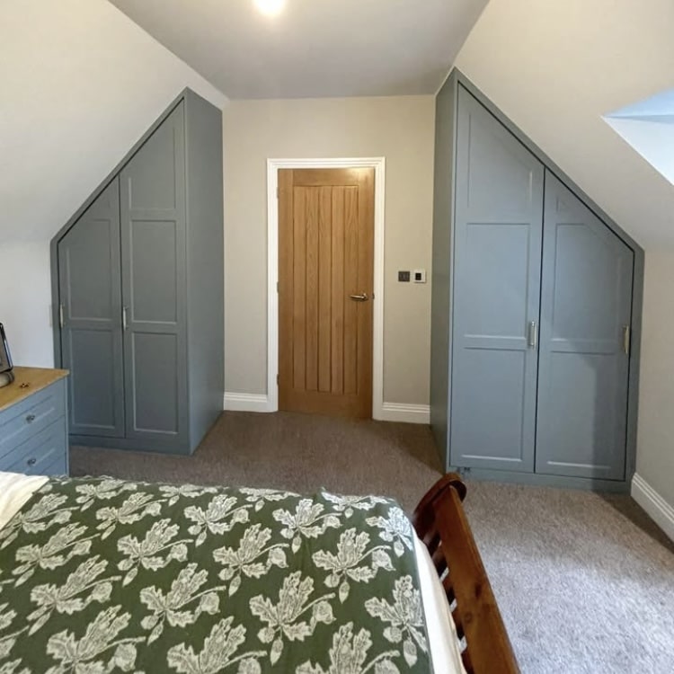 The Art of Fitting Wardrobes in Tricky Spaces with Sloped & Angled Ceilings