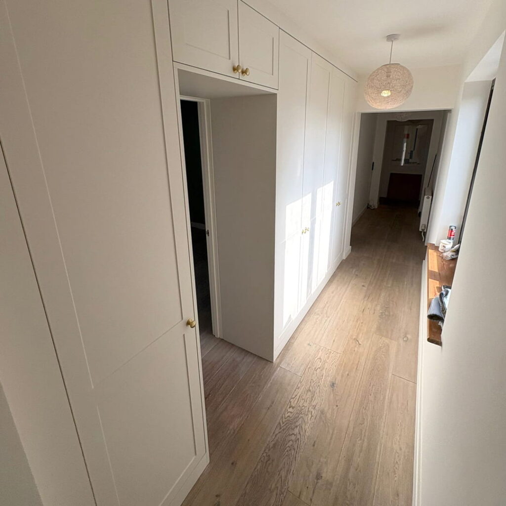 Full Height Hallway Cupboards for Aylesbury Household by DAY & KNIGHT