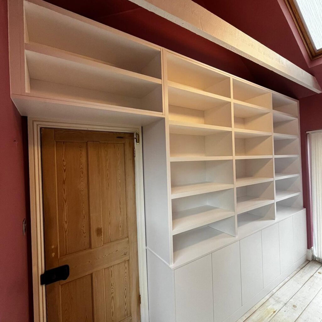 Bespoke Shelving Unit & Cupboards for Home Office in Reading