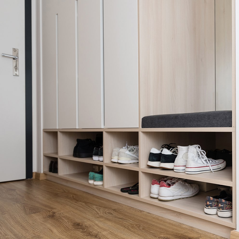 Under-stairs cupboards built to last